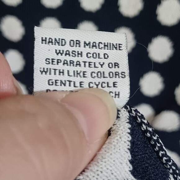 Carmen Marc Valvo Polka Dot Dress Medium - Picture 6 of 9